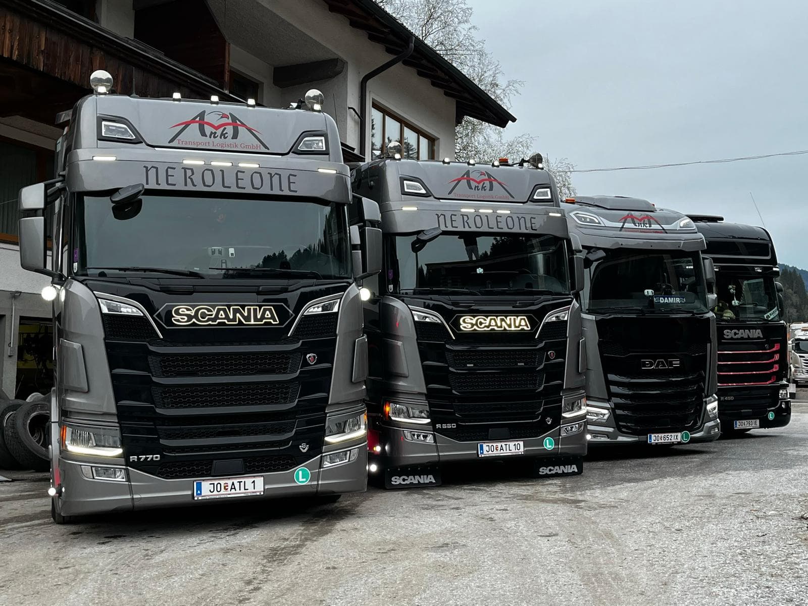 Anka-Transport-Flotte für Stückgut- und Fernverkehr